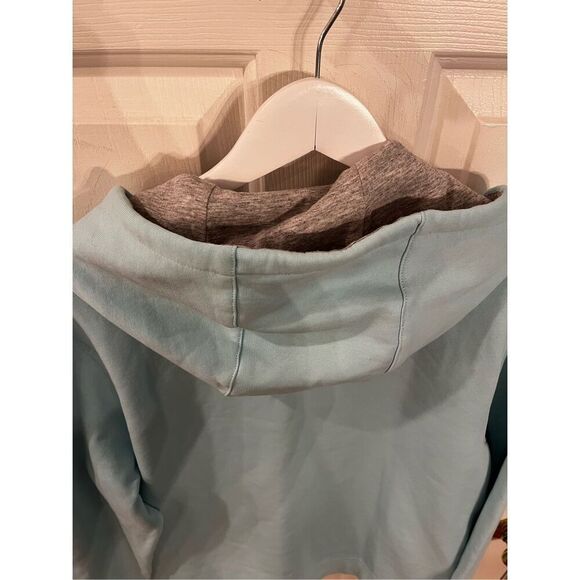Lacoste Sport Fleece Light Blue Zip Up Hoodie sz 5 or L NWOT - Picture 10 of 15